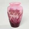 Emile Galle, small cameo glass vase