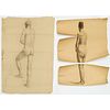 Charles Ethan Porter, (2) Nude figure drawings