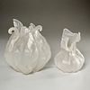 Nikolas Weinstein, (2) art glass vases