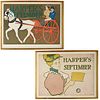 Edward Penfield, Pair of Harper's lithographs