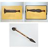(3) African tribal bladed weapons, ex-museum