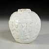 Chinese celadon "Eight Immortals" jar
