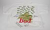 Signed Budweiser Frogs 1995 White T Shirt