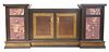 Contemporary Inlaid Wood and Marble Sideboard