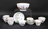 Chinese Export Porcelain Teacups and Saucers