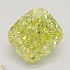 1.01 ct, Natural Fancy Intense Yellow Even Color, VS2, Cushion cut Diamond (GIA Graded), Appraised Value: $20,400 