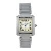 CARTIER - a Tank Francaise bracelet watch. Stainless steel case. Reference 2302, serial 543515CD. Si