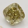 5.01 ct, Natural Fancy Brown Yellow Even Color, VS2, Cushion cut Diamond (GIA Graded), Appraised Value: $74,600 