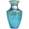 Rare Steuben Blue Aurene Vase