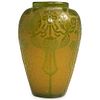 Steuben Double Cut to Yellow Majestic Jade Vase