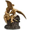 Christopher Fratin (French, 1801-1864) Eagle, Vulture, and  Chamois Bronze