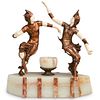 Chiparus Style Bronze Dancers Sculpture