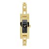 GUCCI - a lady's 3900L bracelet watch. Gold plated case. Numbered 0092877. Unsigned quartz movement.
