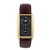 HAMILTON - a gentleman's Seckron wrist watch. Gold plated case with stainless steel case back. Numbe