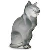 Lalique Glass Cat Sculpture