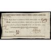 Sept. 27, 1785 Continental Congress Federal Indent, Four and 82/90th of a Dollar