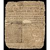 Colonial Currency Delaware Feb. 28, 1746 5 Shillings Ben Franklin Printed Issue
