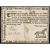 Colonial Currency Georgia 1776 - William Few - 2s6d - Horse Vignette