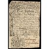 Colonial Currency, Unique New Hampshire April 3, 1742 redated 1743 / Feb. 1744
