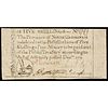 Colonial Currency, North Carolina December 1771 Five Shillings Quill Pens Note