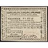 Colonial Currency May 10, 1780 North Carolina $25 PCGS Choice AU-55 PPQ