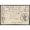 Colonial Currency, SC. March 6, 1776. 50 Pounds Trophies Vignette Scarce Note 