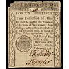 Colonial Currency, February 1781. 40s. VERMONT CALLS FOR JUSTICE. PCGS VF-30