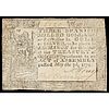 Colonial Currency. Virginia May 3, 1779 Three Dollars on Thin Laid Paper Rarity