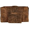 c. 18th Century Leather Purse Wallet for Filing and Carrying Documents