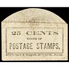 U.S. Postage Stamp Envelope Friedberg Plated Illustration Snow + Hagood, Boston