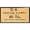 25 U.S. Postage Stamp Envelope Sonneborn, Stationer and Printer, A UNIQUE Type!