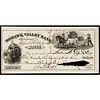 TWO Francis E. Spinner Signed Mohawk Valley Bank Drafts. Oct. 5th & 6th, 1852