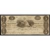Obsolete Currency, Union Bank, New York, $5 PCGS graded Fine-12