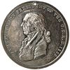 1809 Silver James Madison Indian Peace Medal Finest Known AU. 51mm ANACS Genuine