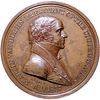 1837-Dated Martin Van Buren Indian Peace Medal NGC graded Mint State-65
