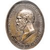 1881 James A. Garfield Indian Peace Medal Bronze Oval Restrike, NGC MS-64