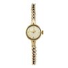 OMEGA - a lady's bracelet watch. 9ct yellow gold case, hallmarked Birmingham 1959. Reference 66813,