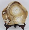FOSSIL. Large Aragonite Fossil Bowl.