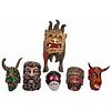 Mexican and Guatemalan Dance Mask Assortment