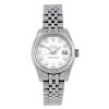 CURRENT MODEL: ROLEX - a lady's Oyster Perpetual Datejust bracelet watch. Circa 2005. Stainless stee