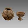 Lot of 2 Holy land Roman Terracotta Vessels c.1st cent AD. 