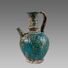 Islamic Kashan Blue Ceramic Jug c.14th century AD.