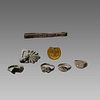 Lot of 7 Ancient Roman Bronze Rings Misc c.2nd century AD.