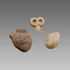 Lot of 3 Messopotamian Style Stone Idols. 