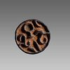 Ancient Byzantine Bronze Seal c.7th Cent. AD.