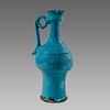 Persian Safavid Blue Ceramic Ewer c.18th century AD. 