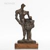 Attributed to Lippy (Israel Isaac) Lipshitz (South African, 1903-1980) Bronze Figural Group