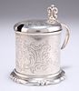 A VICTORIAN SILVER MUSTARD POT, by Daniel & Charles Houle, 