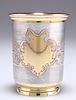 A 19TH CENTURY GERMAN SILVER-GILT BEAKER CUP, by Koch & Ber