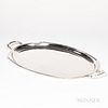 English Sterling Silver Oval Tray
